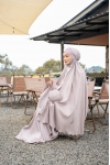 Telekung Elvina Soft Mauve 